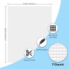 image:imageCaydo 2 Pieces 7 Count Plastic Mesh Canvas Sheets for Embroidery Acrylic Yarn Crafting Knit Crochet Projects and Make Aquarium Dividers 105 X 135 InchClear White  20pcs