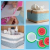 image:imageCaydo 2 Pieces 7 Count Plastic Mesh Canvas Sheets for Embroidery Acrylic Yarn Crafting Knit Crochet Projects and Make Aquarium Dividers 105 X 135 InchClear White  12pcs