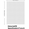 image:imageCaydo 2 Pieces 7 Count Plastic Mesh Canvas Sheets for Embroidery Acrylic Yarn Crafting Knit Crochet Projects and Make Aquarium Dividers 105 X 135 InchClear White  4pcs