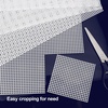 image:imageCaydo 2 Pieces 7 Count Plastic Mesh Canvas Sheets for Embroidery Acrylic Yarn Crafting Knit Crochet Projects and Make Aquarium Dividers 105 X 135 InchClear White  18pcs