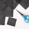 image:imageCaydo 4 Pieces 7 Count Black Plastic Mesh Canvas Sheets for Embroidery Acrylic Yarn Crafting Knit Crochet Projects and Make Aquarium Dividers 105 x 135 Inch