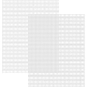 image:imageCaydo 2 Pieces 7 Count Plastic Mesh Canvas Sheets for Embroidery Acrylic Yarn Crafting Knit Crochet Projects and Make Aquarium Dividers 105 X 135 InchClear White  2pcs