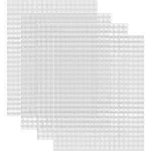 image:imageCaydo 2 Pieces 7 Count Plastic Mesh Canvas Sheets for Embroidery Acrylic Yarn Crafting Knit Crochet Projects and Make Aquarium Dividers 105 X 135 InchClear White  4pcs