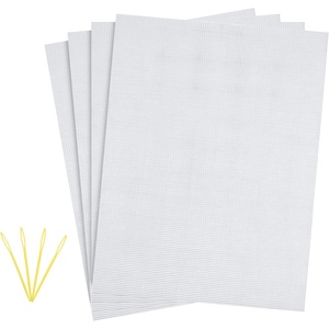 image:imageCaydo 4 Pieces 10 Count Plastic Mesh Canvas 10 CT Plastic Aida for Cross Stitch Making Jewelry Organizer and 3D Models 136 inch x 104 Inch