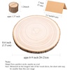 image:imageCaydo 10 Pieces 89 Inch Wood Centerpieces for Tables 10 Pieces Wood Table Number Holders and 10 Pieces Card for Wedding Table Centerpiece Decoration Housewarming Christmas