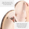 image:imageCaydo 1113 Inch Wood Slice with Legs for Wedding Table Centerpieces Woodland Themed Parties Family Gathering Baby Showers Housewarming