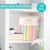 image:imageCaydo 12 Pieces Scrapbook Paper Storage with Sticky Index Tabs for Holding 12 x 12 Inch Scrapbooking Cardstock Vinyl Paper Photos and File12