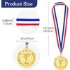 image:imageCaydo 1224 Pieces Gold Award Medals Metal Winner Medals for Award for Adults for Competitions Sports Events Party 2 Inch