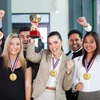 image:imageCaydo 1224 Pieces Gold Award Medals Metal Winner Medals for Award for Adults for Competitions Sports Events Party 2 Inch