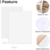 image:imageCaydo 12PCS White Self Adhesive Felt Sheets Soft Velvet White Felt Sheets with Adhesive Backing for DIY ProjectsJewelry Box and Drawer Liner and Holiday Decorations A4 SizeWhite