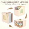 image:imageCaydo 12x12 Paper Storage Organizer Slope Design Scrapbooking Storage Shelf For Holding 12 x 12 Inch Scrapbooking 8 Slot Stable Scrapbook Paper Rack For Portfolio Heat Transfer