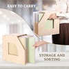 image:imageCaydo 12x12 Paper Storage Organizer Slope Design Scrapbooking Storage Shelf For Holding 12 x 12 Inch Scrapbooking 8 Slot Stable Scrapbook Paper Rack For Portfolio Heat Transfer