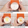 image:imageCaydo 14 Hooks Speedweve Darning Mini Loom Machine with 50 Color Darning Threads for Beginners Quickly Mending Jeans Socks Mini Weave Tool for DIY Artful Patterns Repair Clothes