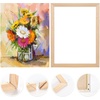 image:imageCaydo 2 Pack Canvas Stretcher Bars Kit 12x16 Inch Removable Canvas Wooden Frames for Prints Oil Paintings Paint by Numbers amp Poster