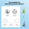 image:imageCaydo 200 PCS Button Maker Supplies 125 Inch32mm Badge Maker Supplies Pin Maker SuppliesMetal Blanks Metal Pin Back Clear Film amp Blank Paper for Button Machine for DIY Crafts125 Inch32mm