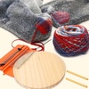 image:imageCaydo 21 Speedweve Hooks Darning Loom with 50 Color Darning Threads Instruction Weave Tools Weaving Loom for Repair Jeans Socks DIY Artful Patterns