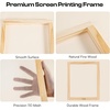 image:imageCaydo 3 Pieces 3 Sizes Screen Printing Squeegee 75 Durometer Wooden Ink Scraper for Screen Printing Fabric 59 Inch 94 Inch and 137 Inch10 x 14 Inch