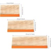 image:imageCaydo 3 Pieces 3 Sizes Screen Printing Squeegee 75 Durometer Wooden Ink Scraper for Screen Printing Fabric 59 Inch 94 Inch and 137 Inch3Sizes