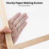 image:imageCaydo 3 Pieces Paper Making Frame Kit Papermaking Mould and Deckle with Mesh Absorbent Paper and Sponge for Adults Supplies5 x 7 Inches 75 x 98 Inches 98 x 13 InchesA4 A5 A6