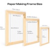 image:imageCaydo 3 Pieces Paper Making Frame Kit Papermaking Mould and Deckle with Mesh Absorbent Paper and Sponge for Adults Supplies5 x 7 Inches 75 x 98 Inches 98 x 13 InchesA5 A6 A7
