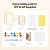 image:imageCaydo 3 Pieces Paper Making Frame Kit Papermaking Mould and Deckle with Mesh Absorbent Paper and Sponge for Adults Supplies5 x 7 Inches 75 x 98 Inches 98 x 13 InchesA5 A6  paints kit