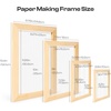 image:imageCaydo 3 Pieces Paper Making Frame Kit Papermaking Mould and Deckle with Mesh Absorbent Paper and Sponge for Adults Supplies5 x 7 Inches 75 x 98 Inches 98 x 13 InchesA4 A5 A6 A7