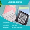 image:imageCaydo 36PCS 6x6inch Scrapbook Paper Storage with 60PCS Sticky Index Tabs for Holding Scrapbook Paper Cardstock Vinyl Sheets