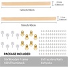 image:imageCaydo 4 Pack Canvas Stretcher Bars Kit 12 x 16 Inch Wooden Canvas Frame for Prints Paint by Numbers amp Poster Oil Paintings
