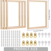 image:imageCaydo 4 Pack Canvas Stretcher Bars Kit 12 x 16 Inch Wooden Canvas Frame for Prints Paint by Numbers amp Poster Oil Paintings