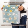 image:imageCaydo 4 Pack Scrapbook Paper Storage with Wheels Plastic Scrapbook Storage Bin for Holding 12 x 12 Papers Scrapbook Papers Vinyl Sheets Cardstocks