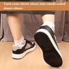 image:imageCaydo 4 Pieces Black Suede Sheets Self Adhesive Suede Sticky Sheets Backing Non Slip Sole Protector for Dance Shoes High Heeled ShoesA4 Size