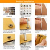 image:imageCaydo 400 Set 4 Style Snap Fasteners Kit Including Leather Rivets Eyelets Grommets Binding Screws Snap Buttons Press Studs kit with Fixing Tools for Thin Leather Jacket Jeans Wear