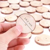 image:imageCaydo 50 Pieces 162 Inch Unfinished Wood Slices with Holes Round Log Discs with 33 Feet Natural Jute Twine for Wedding Ornaments and Home Hanging Decorations