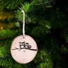 image:imageCaydo 50 Pieces 162 Inch Unfinished Wood Slices with Holes Round Log Discs with 33 Feet Natural Jute Twine for Wedding Ornaments and Home Hanging Decorations