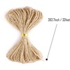 image:imageCaydo 50 Pieces 162 Inch Unfinished Wood Slices with Holes Round Log Discs with 33 Feet Natural Jute Twine for Wedding Ornaments and Home Hanging Decorations