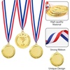 image:imageCaydo 6 Pieces 2 Inch Gold Award Medals Winner Medals Gold Prizes for Competitions Party Sports