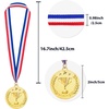 image:imageCaydo 6 Pieces 2 Inch Gold Award Medals Winner Medals Gold Prizes for Competitions Party Sports
