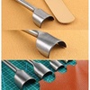 image:imageCaydo 8 Pieces Leather Tools Craft HalfRound Cutter Punch for Crafting Strap Belt Wallet and Bag 540 mm