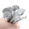 image:imageCaydo 8 Pieces Leather Tools Craft HalfRound Cutter Punch for Crafting Strap Belt Wallet and Bag 540 mm
