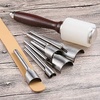 image:imageCaydo 8 Pieces Leather Tools Craft HalfRound Cutter Punch for Crafting Strap Belt Wallet and Bag 540 mm
