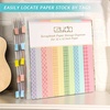 image:imageCaydo 82 Pieces Scrapbook Paper Storage Organizer with 120 Pieces Sticky Index Tabs 12x12 Paper Storage Organizer Holds Scrapbooking Vinyl Paper Cardstock