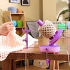 image:imageCaydo A1 Max Electric Yarn Winder 10oz Large Automatic Ball Winder for Crocheting DualSpring Strong Tension Stepless Speed Yarn Cake Spinner Ideal Mothers Day Present for Crochet LoversBluePurple Electric