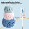 image:imageCaydo A1 Max Electric Yarn Winder 10oz Large Automatic Ball Winder for Crocheting DualSpring Strong Tension Stepless Speed Yarn Cake Spinner Ideal Mothers Day Present for Crochet LoversBlueBlue Manual