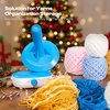 image:imageCaydo A1 Max Electric Yarn Winder 10oz Large Automatic Ball Winder for Crocheting DualSpring Strong Tension Stepless Speed Yarn Cake Spinner Ideal Mothers Day Present for Crochet LoversBlueBlue Electric