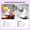 image:imageCaydo A1 Max Electric Yarn Winder 10oz Large Automatic Ball Winder for Crocheting DualSpring Strong Tension Stepless Speed Yarn Cake Spinner Ideal Mothers Day Present for Crochet LoversBluePurple Manual