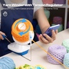 image:imageCaydo A1 Max Electric Yarn Winder 10oz Large Automatic Ball Winder for Crocheting DualSpring Strong Tension Stepless Speed Yarn Cake Spinner Ideal Mothers Day Present for Crochet LoversBlueBlue Manual