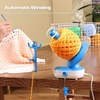 image:imageCaydo A1 Max Electric Yarn Winder 10oz Large Automatic Ball Winder for Crocheting DualSpring Strong Tension Stepless Speed Yarn Cake Spinner Ideal Mothers Day Present for Crochet LoversBlueBlue Electric