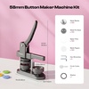 image:imageCaydo Button Maker Machine Multiple Sizes 1125225 Inch Pin Maker Machine Kit 3 in 1 Button Press Machine Making Kit with Maker Supplies for Fridge Magnet Keychain Bottle Opener DIY Crafts225 Inch