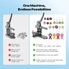 image:imageCaydo Button Maker Machine Multiple Sizes 1125225 Inch Pin Maker Machine Kit 3 in 1 Button Press Machine Making Kit with Maker Supplies for Fridge Magnet Keychain Bottle Opener DIY Crafts1125225 Inch