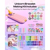 image:imageCaydo Friendship Bracelet Making Kit for Kids 812 Years Old  Cute Unicorn Shaped2 in 1 Bracelet Keychain Making KitsDIY Arts amp Craft KitCool Bracelet Maker for Birthday Summer Craft
